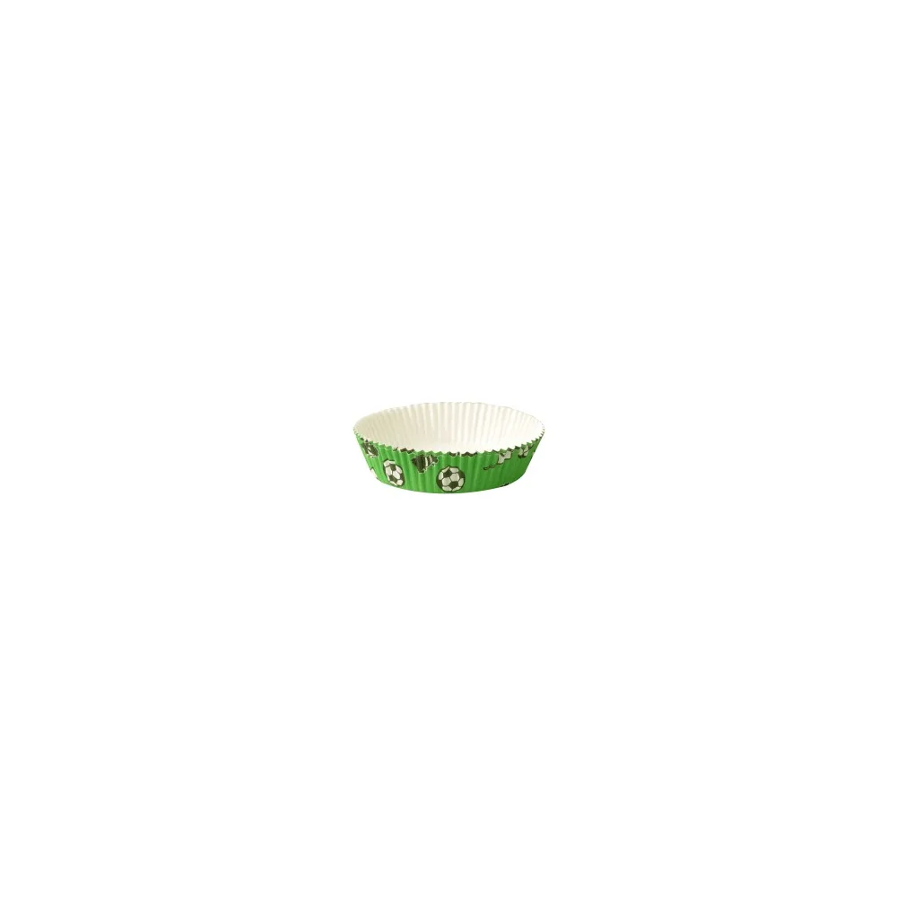 Tarte-Backform Quiche Obstkuchen, Fussball fettdicht backfest 75x20 mm 12 Stk.