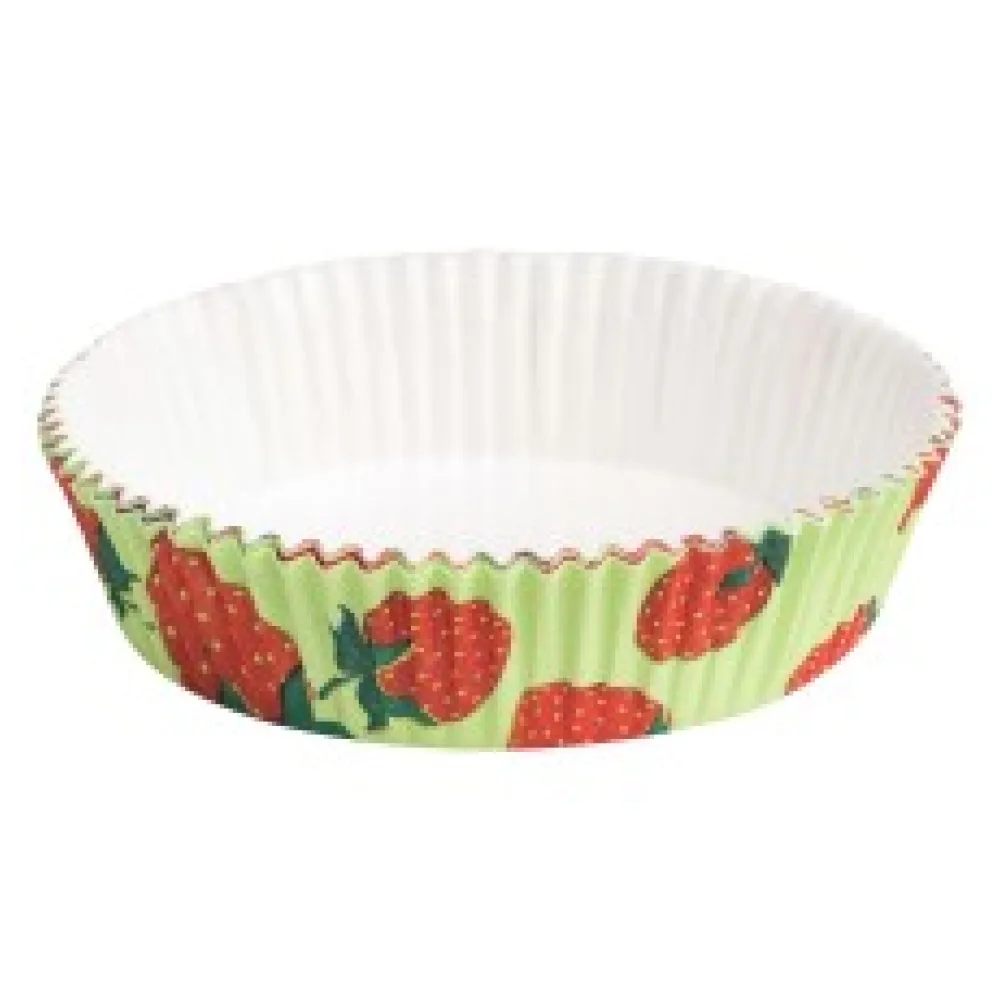 Tarte-Backform Quiche Obstkuchen, Erdbeere, fettdicht backfest 75x20 mm 12 Stk.