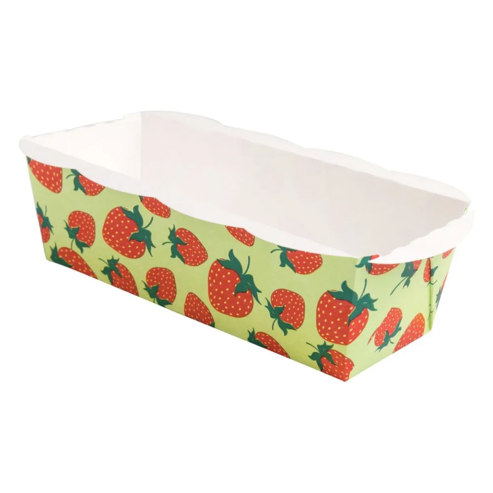 XL-Backform, Erdbeere, backfest, fettdicht, 170x53x55 mm, 3 Stk. – Bild 2