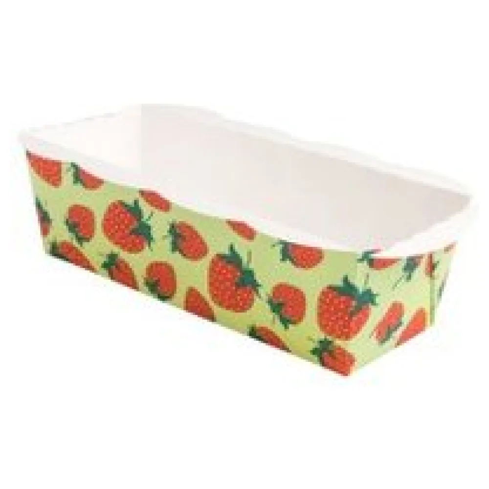 XL-Backform, Erdbeere, backfest, fettdicht, 170x53x55 mm, 3 Stk. – Bild 3