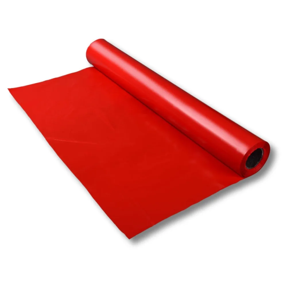 LDPE-Folie Dekofolie Tischdecke rot opak, 2300mm x 50m, 100my – Bild 2
