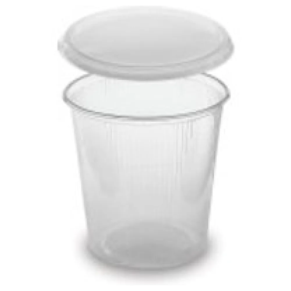 Rundbecher klar 500 ml mit Deckel PP mikrowellengeeignet, 250 Stk. – Bild 3