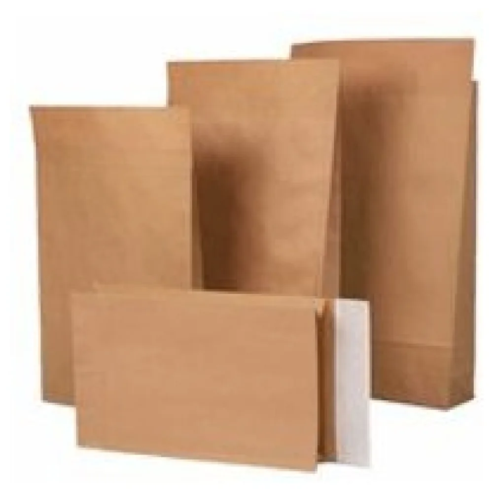 Musterfaltenbeutel mit SK-Klappe aus Kraftpapier 120 g/m2 250x50x353 + 50 mm – Bild 3
