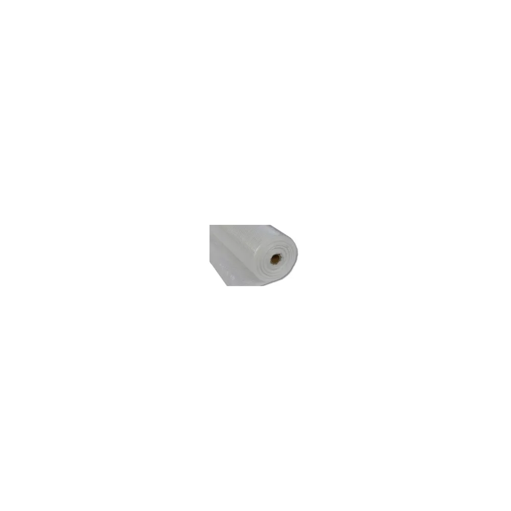 Gitterfolie 90 g/qm transparent mit weissem Gitter 2 m x 100 m