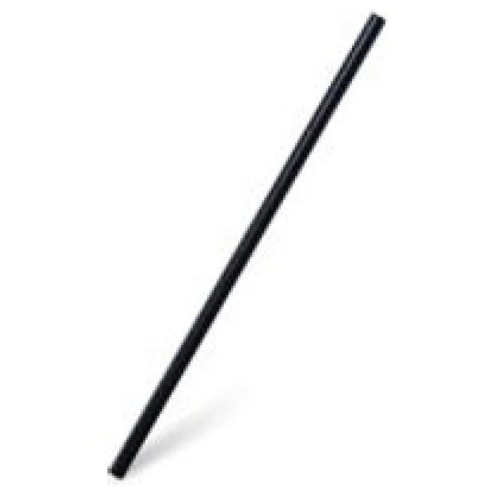 Trinkhalme aus BIO-Komposit JUMBO schwarz 21 cm O 8 mm, 100 Stk. – Bild 3