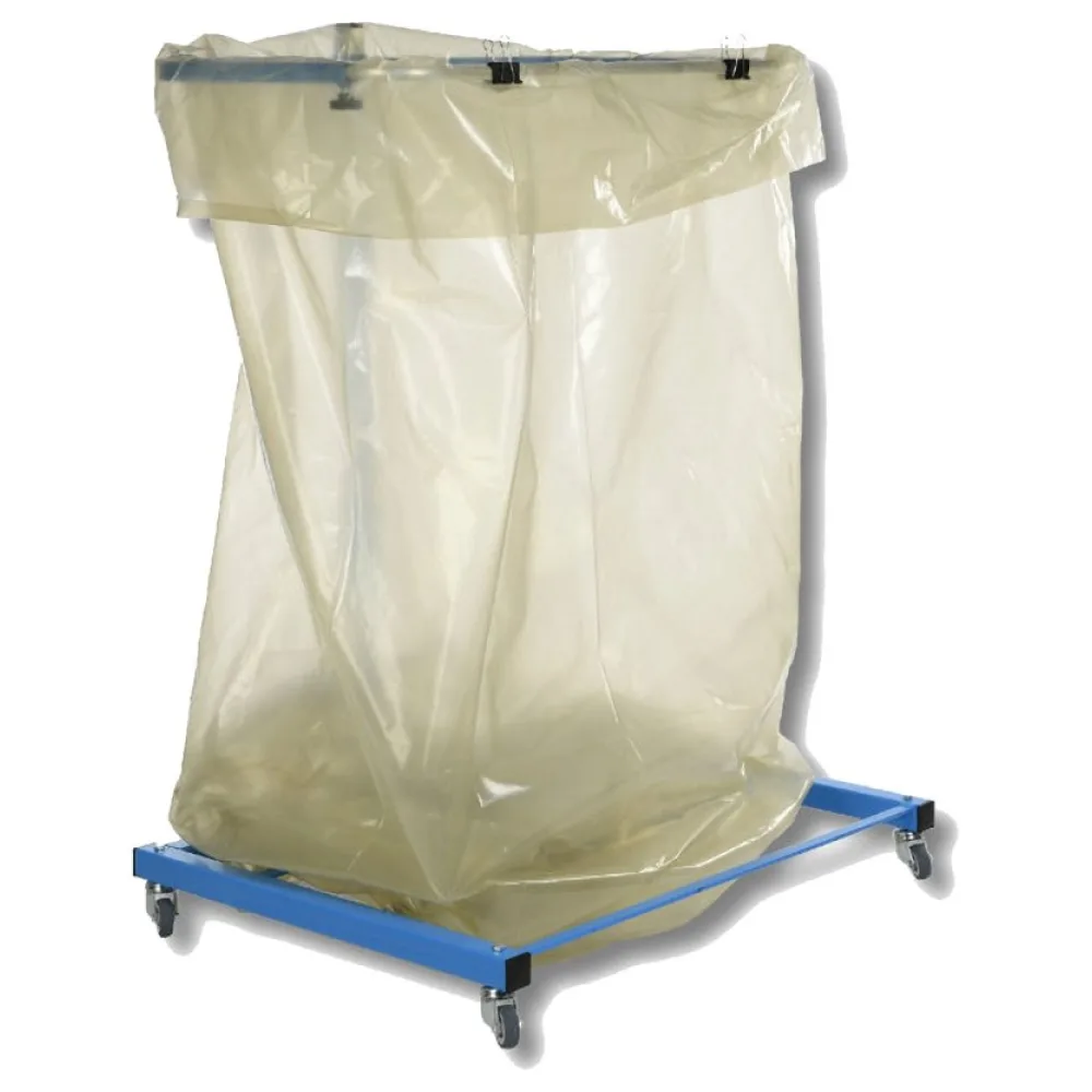 Seitenfaltenmüllsäcke Styroporentsorgungssäcke 700+600x2200mm 1000liter 50 Stk. – Bild 2
