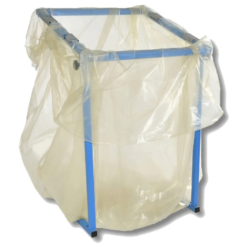 Seitenfaltenmüllsäcke Styroporentsorgungssäcke 900+600x1800mm 1000liter 50 Stk. – Bild 2