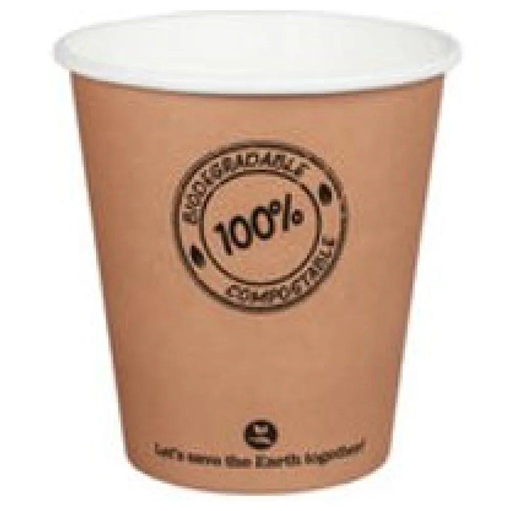 BIO Pappbecher 250ml O9cm, -10°C bis 100°C, 50 Stk. – Bild 3