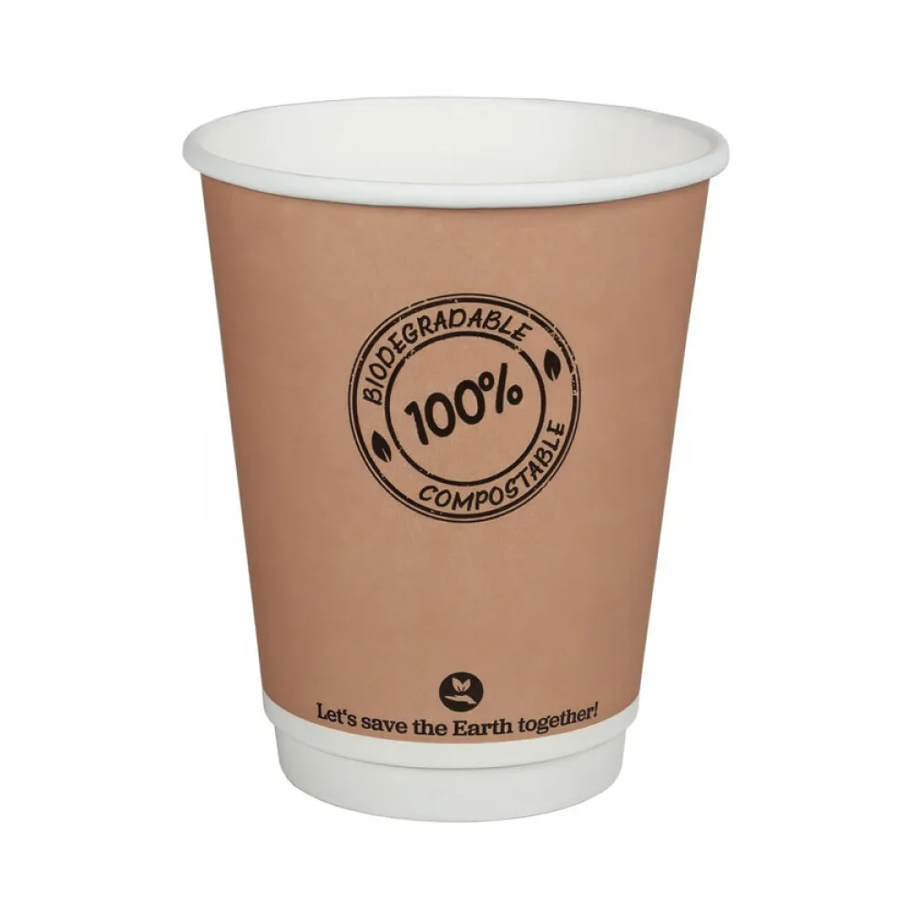 BIO Doppelwandbecher 300ml O9cm, -10°C bis 100°C, 25 Stk. – Bild 2