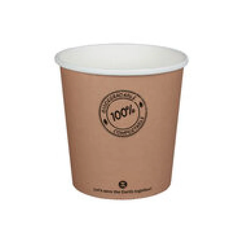BIO Suppenbecher ToGo Verpackung aus Karton 650ml O11.5cm bis 100°C, 25 Stk.