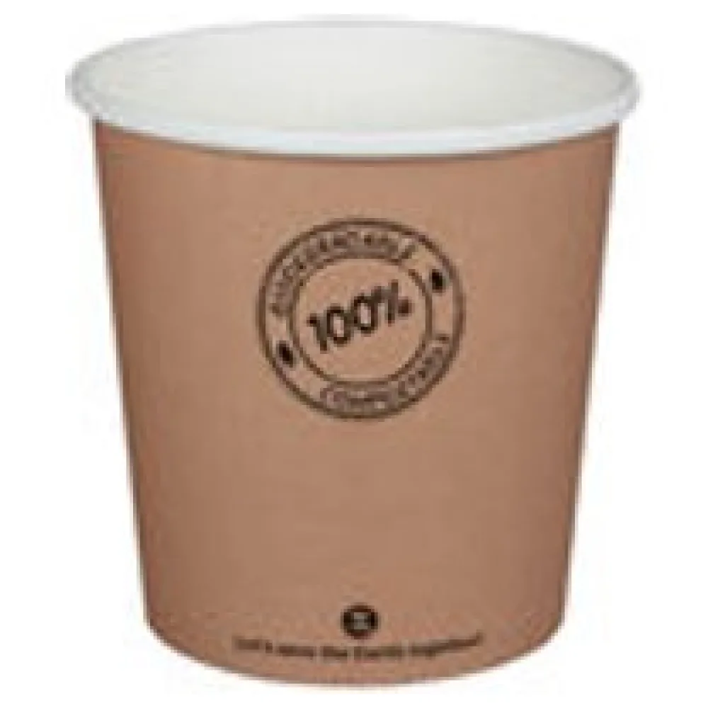 BIO Suppenbecher ToGo Verpackung aus Karton 650ml O11.5cm bis 100°C, 25 Stk. – Bild 3