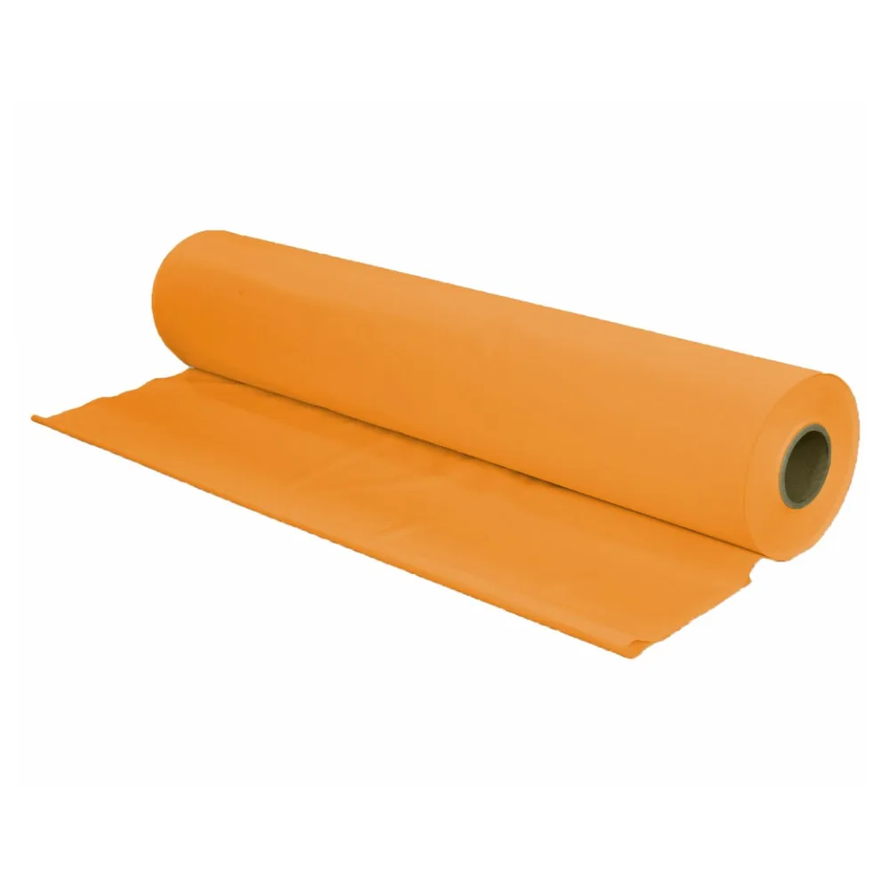 Tischtuch Tischdecke Biertischdecke LDPE orange perforiert auf Rolle 0,70 x 240m – Bild 2