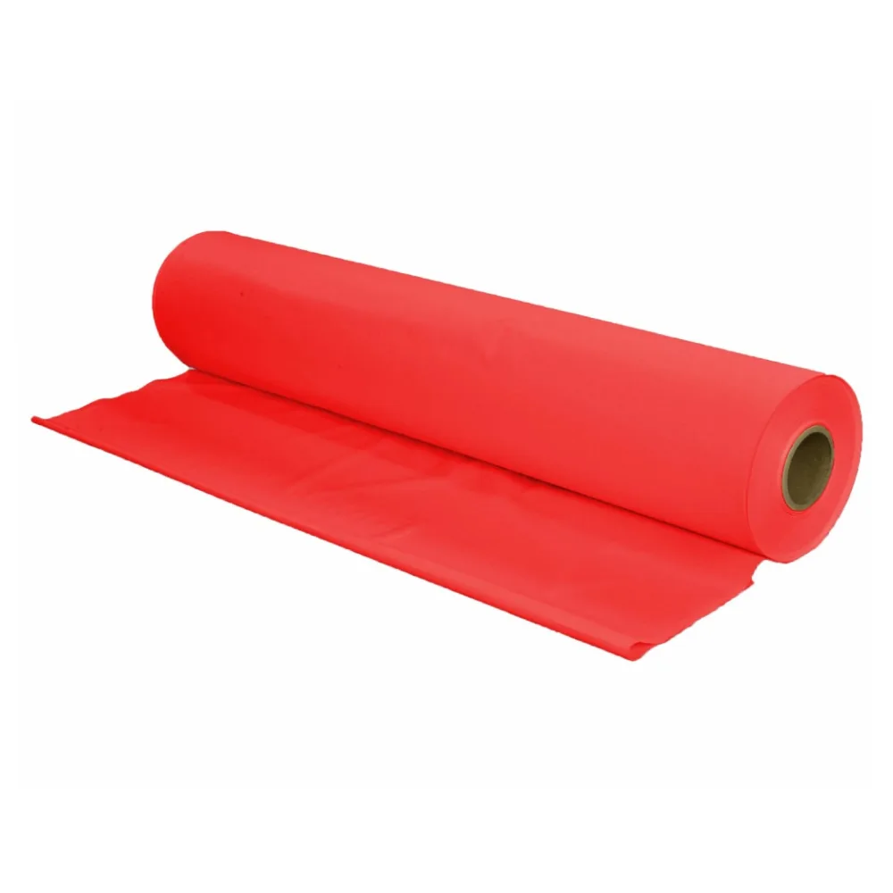 Tischtuch Tischdecke Biertischdecke LDPE rot perforiert auf Rolle 0,70 x 240m – Bild 2