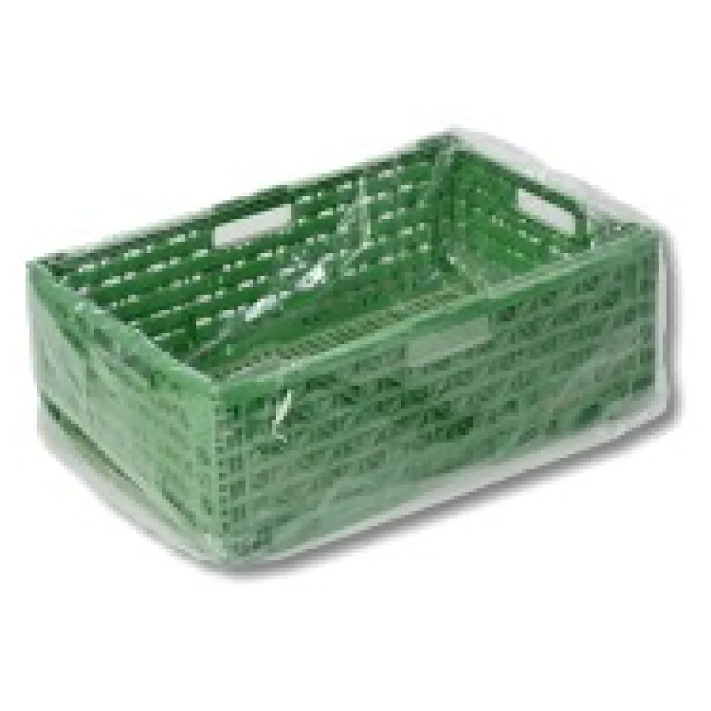 HDPE-Seitenfaltensäcke transparent unbedruckt 650 + 450 x 650 mm 10my, 1000 Stk.