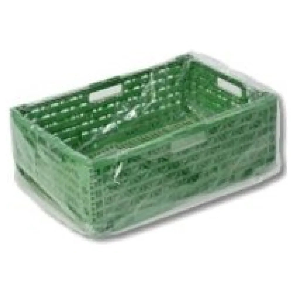 HDPE-Seitenfaltensäcke transparent unbedruckt 650 + 450 x 650 mm 10my, 1000 Stk. – Bild 3
