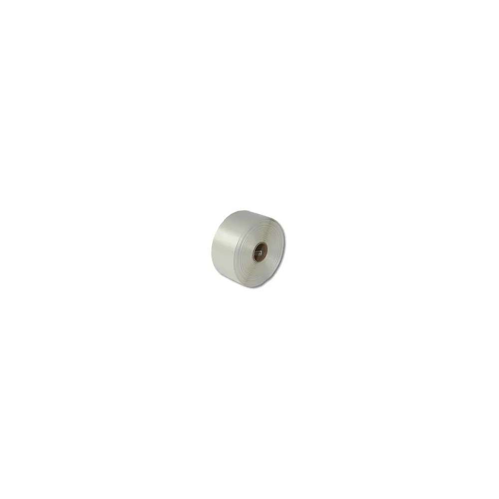 Textilumreifungsband weiss, Polyester 25 mm Breite, 500 meter auf Rolle