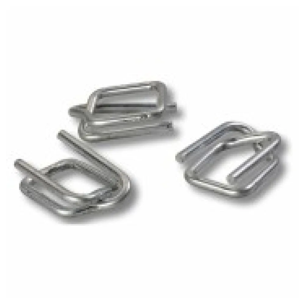 Metallschnallen für Textilumreifungsband Breite 19 mm Stärke 4,0 mm, 1000 Stk.