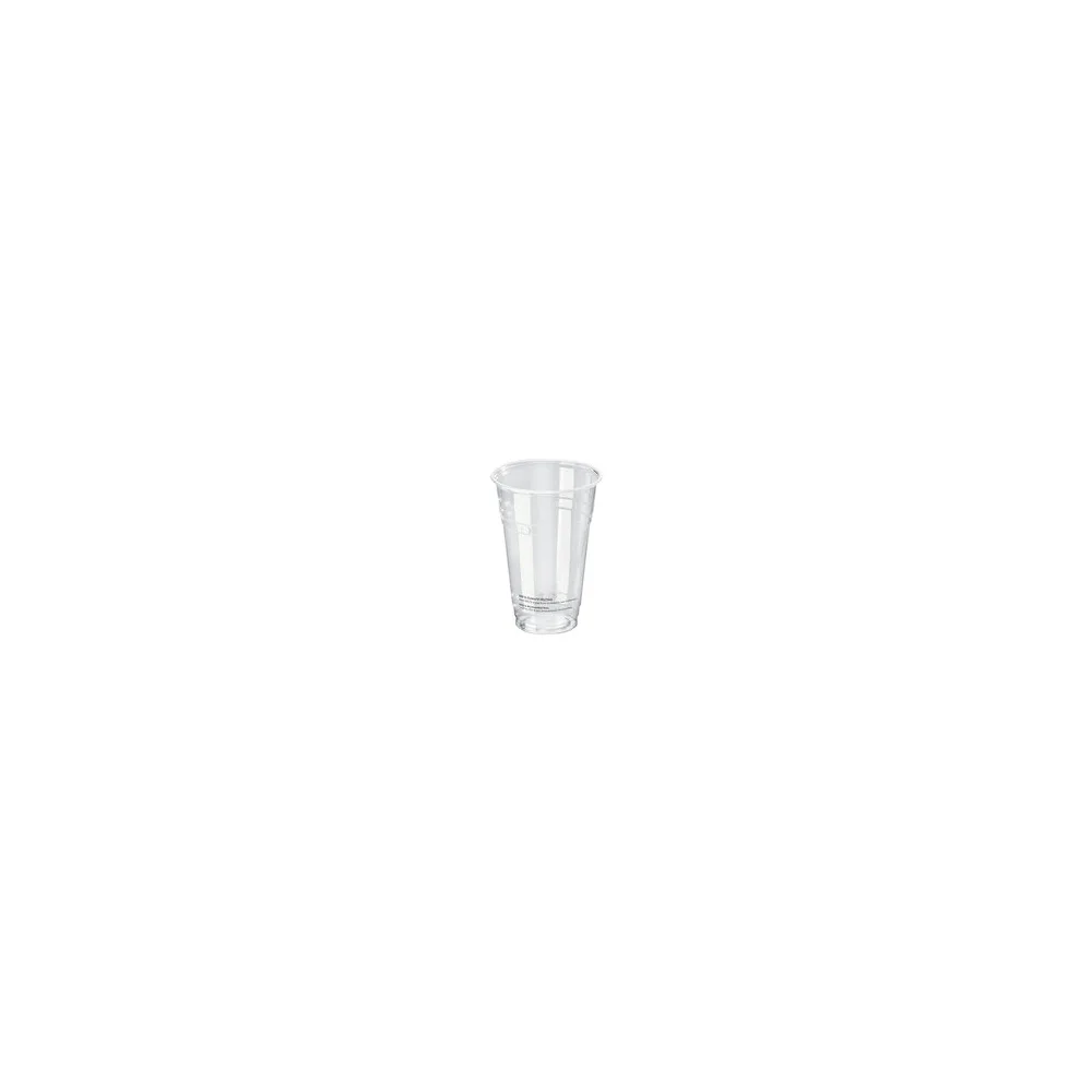 BIO Trinkbecher Bierbecher 500 ml Eichstrich O96 mm Bio-Kunststoff (PLA), 50 Stk.