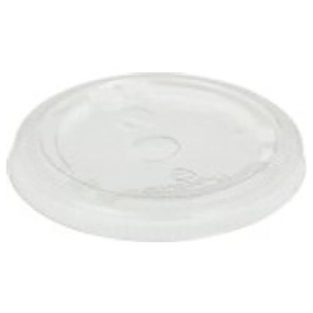 BIO Deckel flach mit Loch zu Becher O 76 mm Bio-Kunststoff (PLA), 50 Stk. – Bild 3