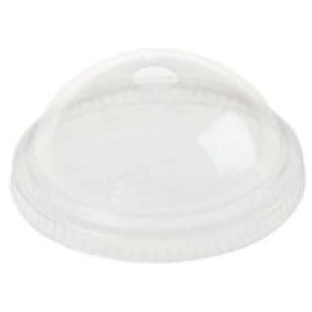 BIO Domdeckel mit Loch zu Becher 200+250 ml O 76mm Bio-Kunststoff (PLA), 50 Stk. – Bild 3