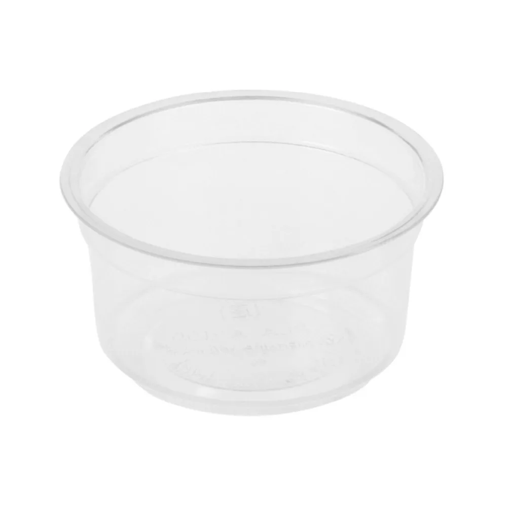 BIO Dressingbecher rund 120ml Höhe 4,5 cm O 76mm Biokunststoff (PLA) 50 Stk. – Bild 2