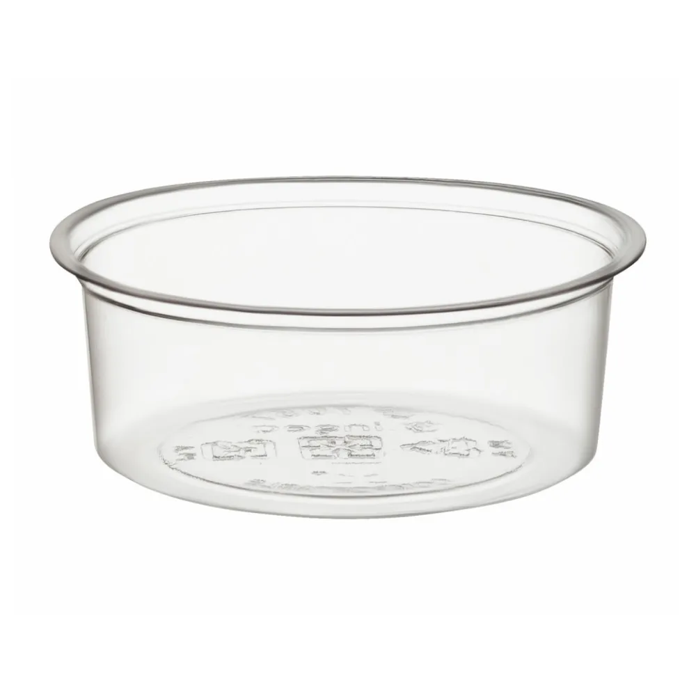 BIO Dressingbecher rund 60ml, O 70mm, aus Biokunststoff (PLA), 100 Stk. – Bild 2