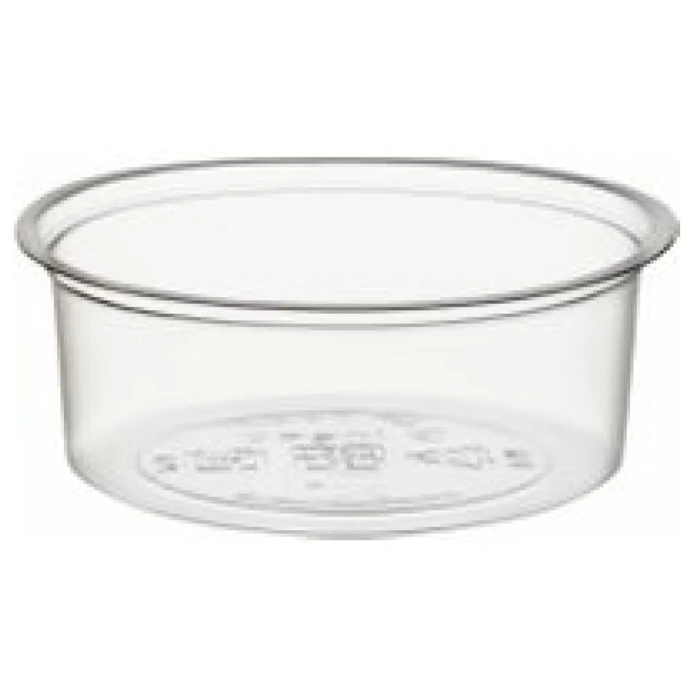BIO Dressingbecher rund 60ml, O 70mm, aus Biokunststoff (PLA), 100 Stk. – Bild 3