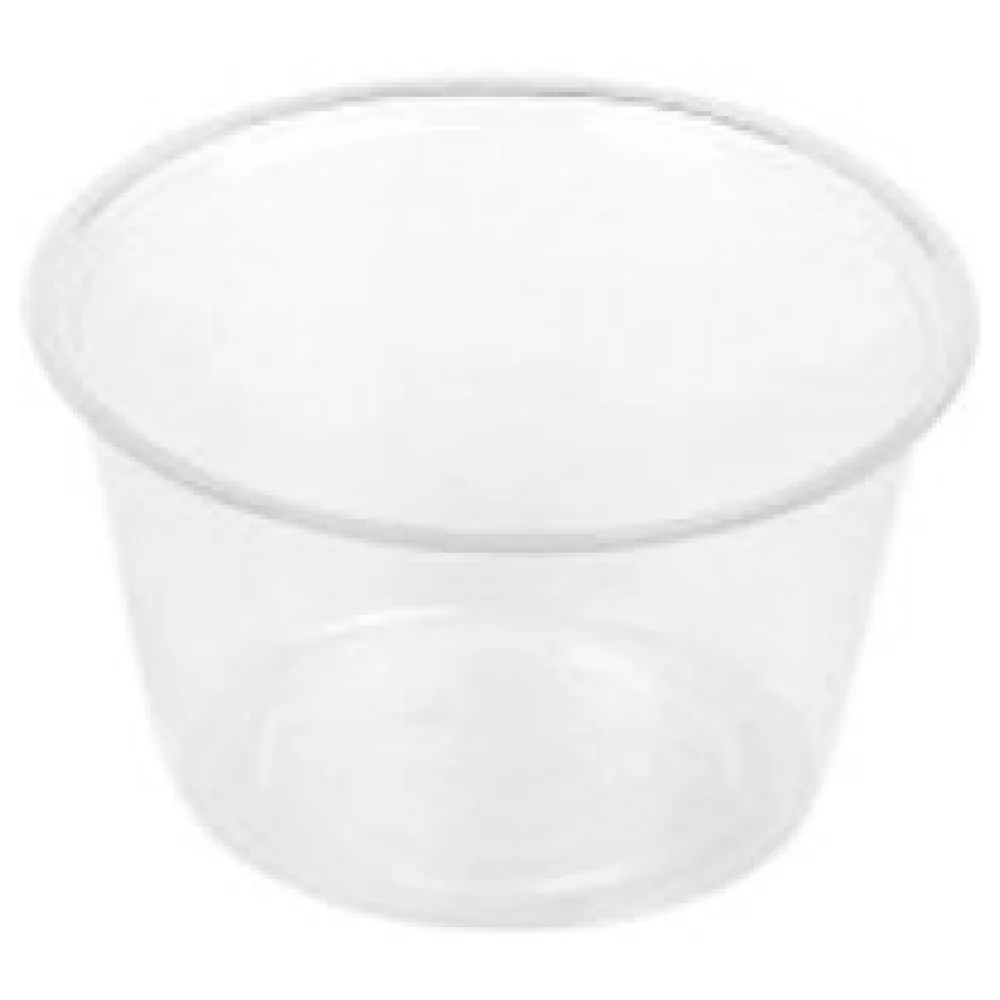 BIO Dressingbecher rund 90ml Höhe 4,1 cm O 70mm Biokunststoff (PLA) 100 Stk. – Bild 3