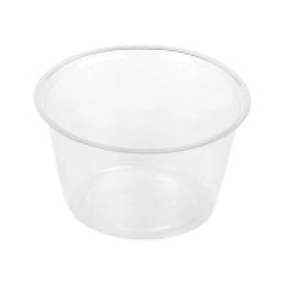 BIO Dressingbecher rund 90ml Höhe 4,1 cm O 70mm Biokunststoff (PLA) 100 Stk.