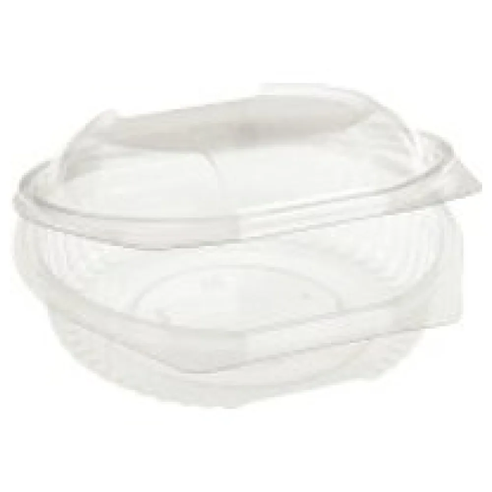 BIO Salatschalen fixer Deckel Bio-Kunststoff (PLA) transparent 600ml, 50 Stk. – Bild 3