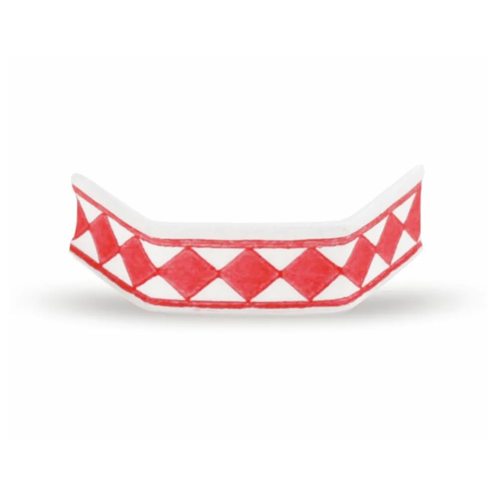 U-Clipse Verschlussclipse Beutelverschlüsse 40 mm Rot-Weiss Papier, 1000 Stk. – Bild 2