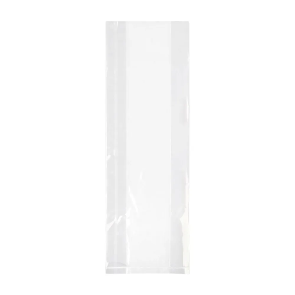 Seitenfaltenbeutel 100+50x200 mm mit Siegelnaht transparent OPP 30my 1000 Stk. – Bild 2