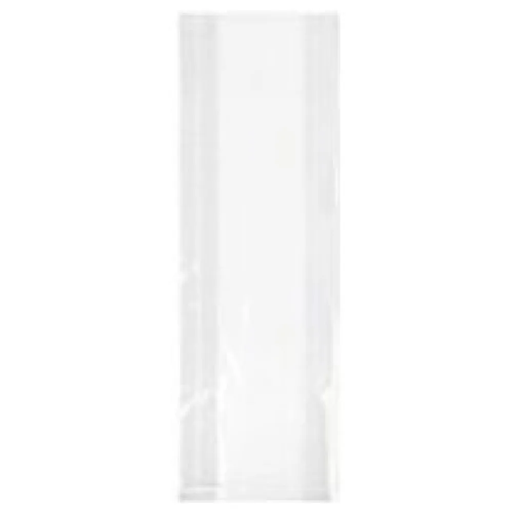 Seitenfaltenbeutel 100+50x200 mm mit Siegelnaht transparent OPP 30my 1000 Stk. – Bild 3