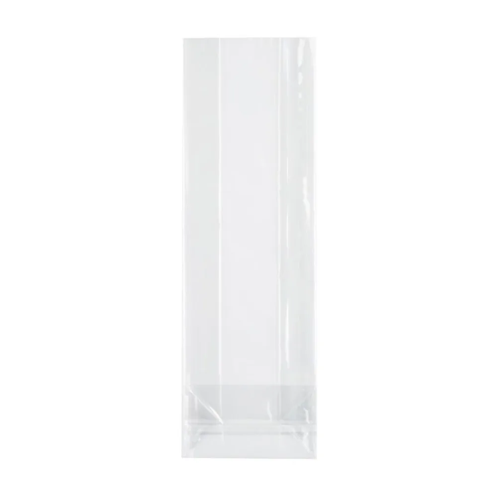 Blockbodenbeutel OPP Siegelnaht transparent 70 + 40mm x 195mm 40my, 1000 Stk. – Bild 2