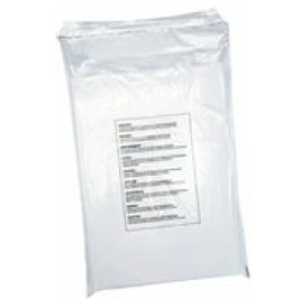 Adhäsionsverschlussbeutel LDPE mit Warntext gelocht 250 x 350mm 30my, 100 Stk. – Bild 3