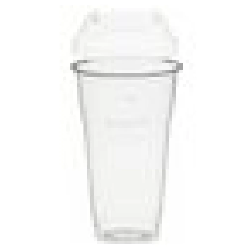 BIO Trinkbecher 500ml + Domdeckel ohne Loch stapelbar aus Biokunststoff 50 Stk. – Bild 4