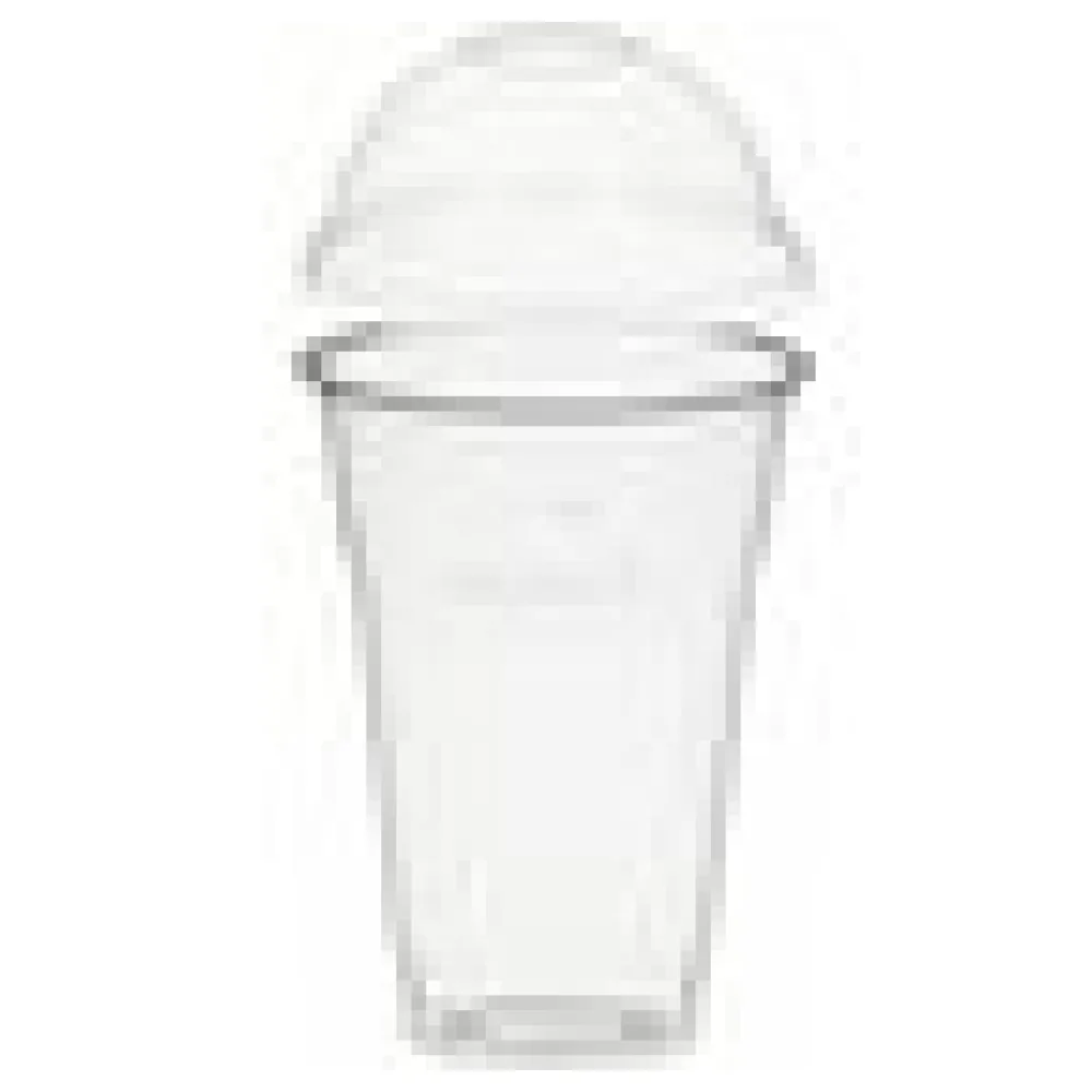 BIO Trinkbecher 400ml + Domdeckel mit Rundloch aus Biokunststoff (PLA) 50 Stk. – Bild 4