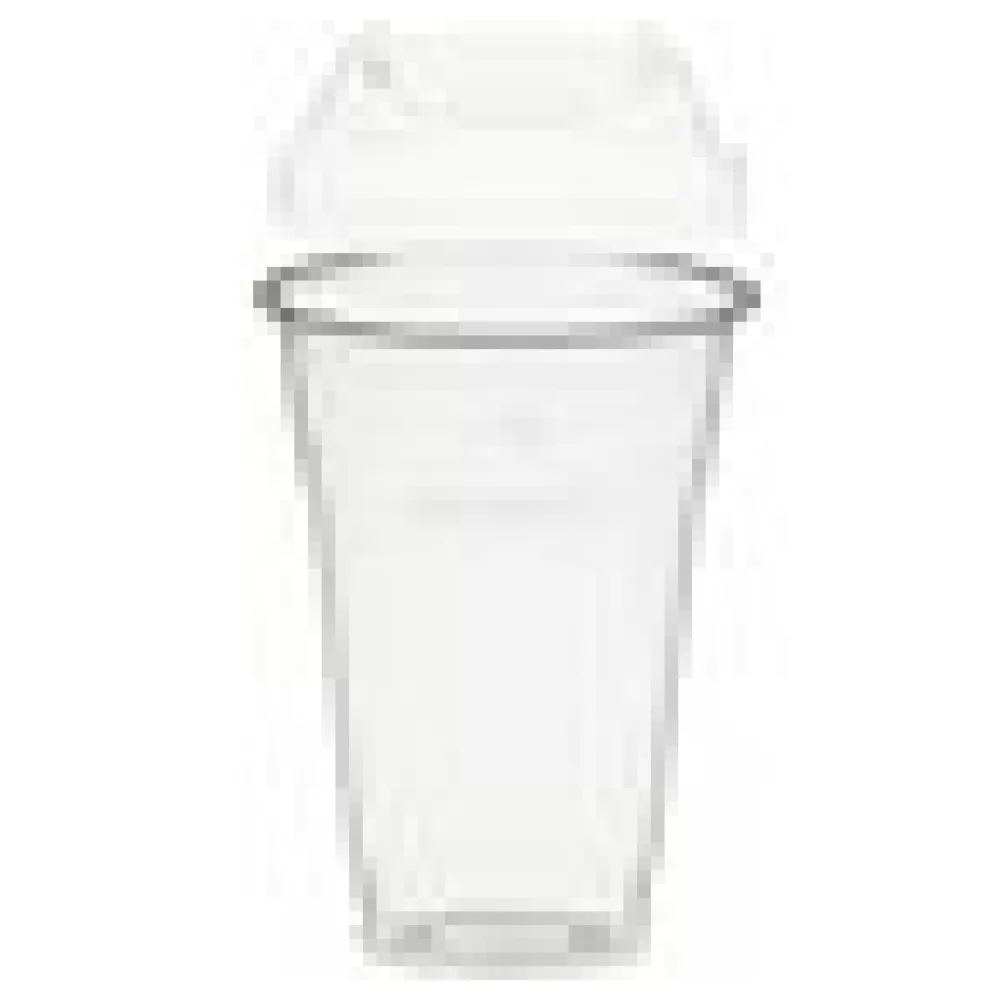 BIO Trinkbecher 400ml + Domdeckel ohne Loch stapelbar aus Biokunststoff 50 Stk. – Bild 4