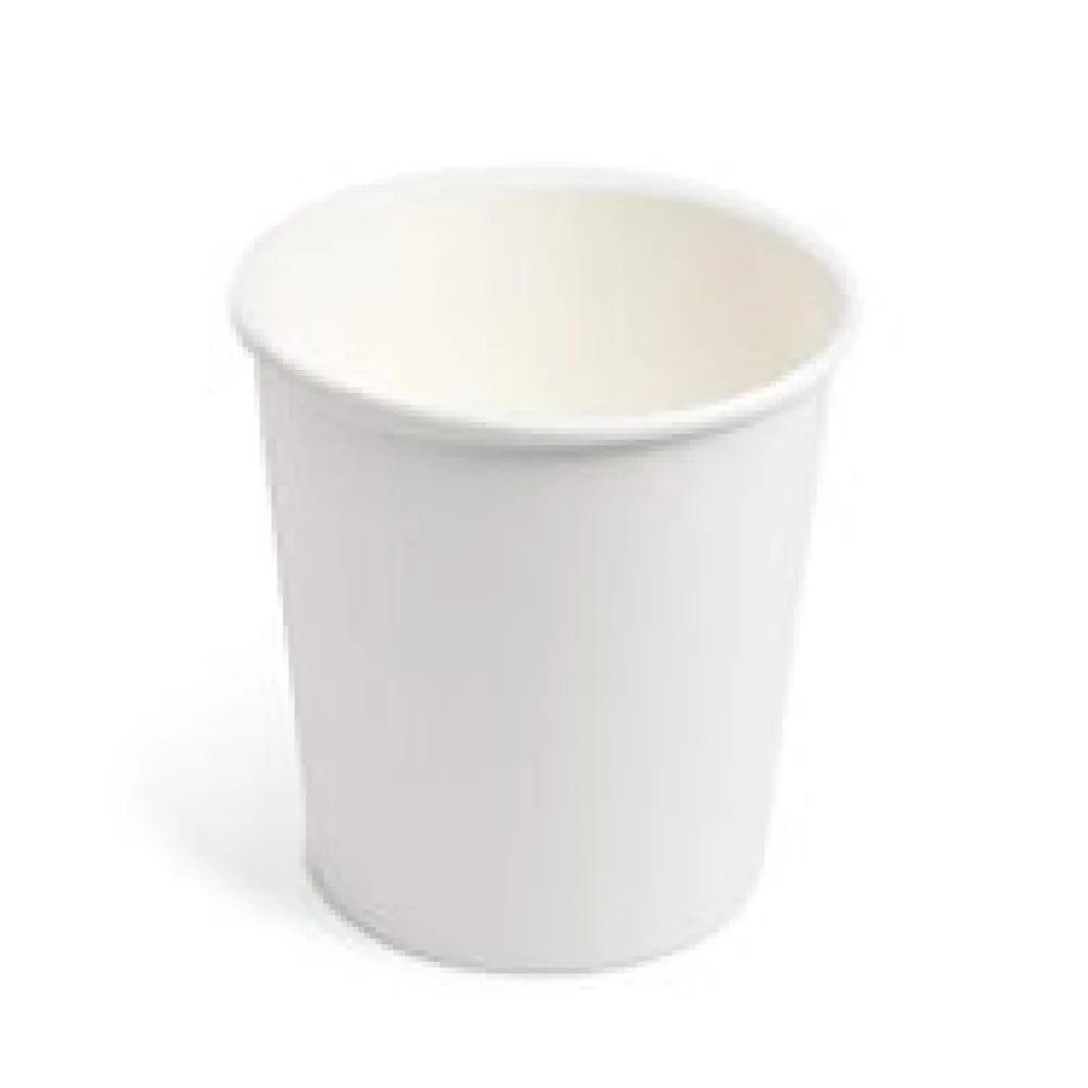 Papierbecher Feinkostbecher Eisbecher rund weiß 750 ml, O 11,5 cm, 50 Stk.