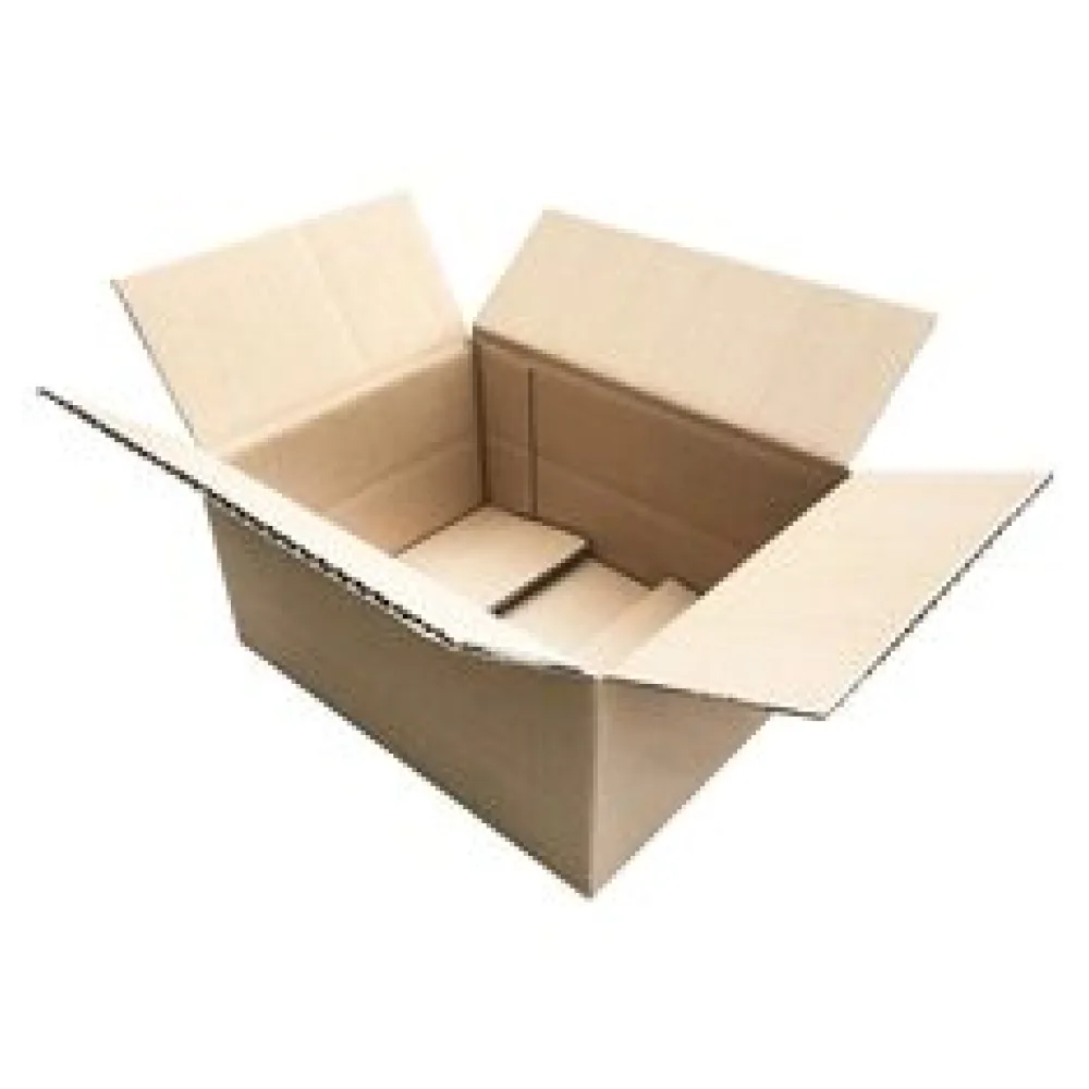 Faltkarton 220x160x(50)-100mm mit variabler Höhe 1-wellig Dickwelle braun