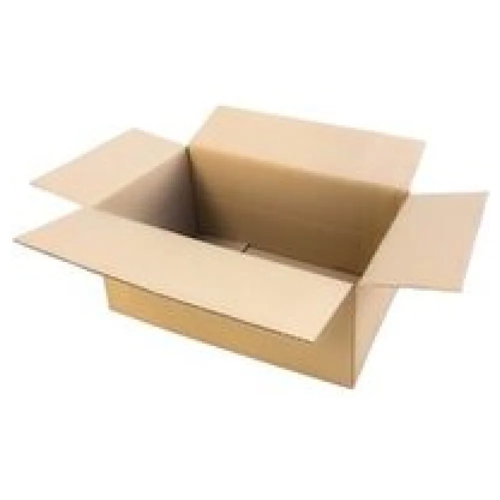 Faltkarton 450x250x(100)-200mm mit variabler Höhe 1-wellig Dickwelle braun – Bild 3