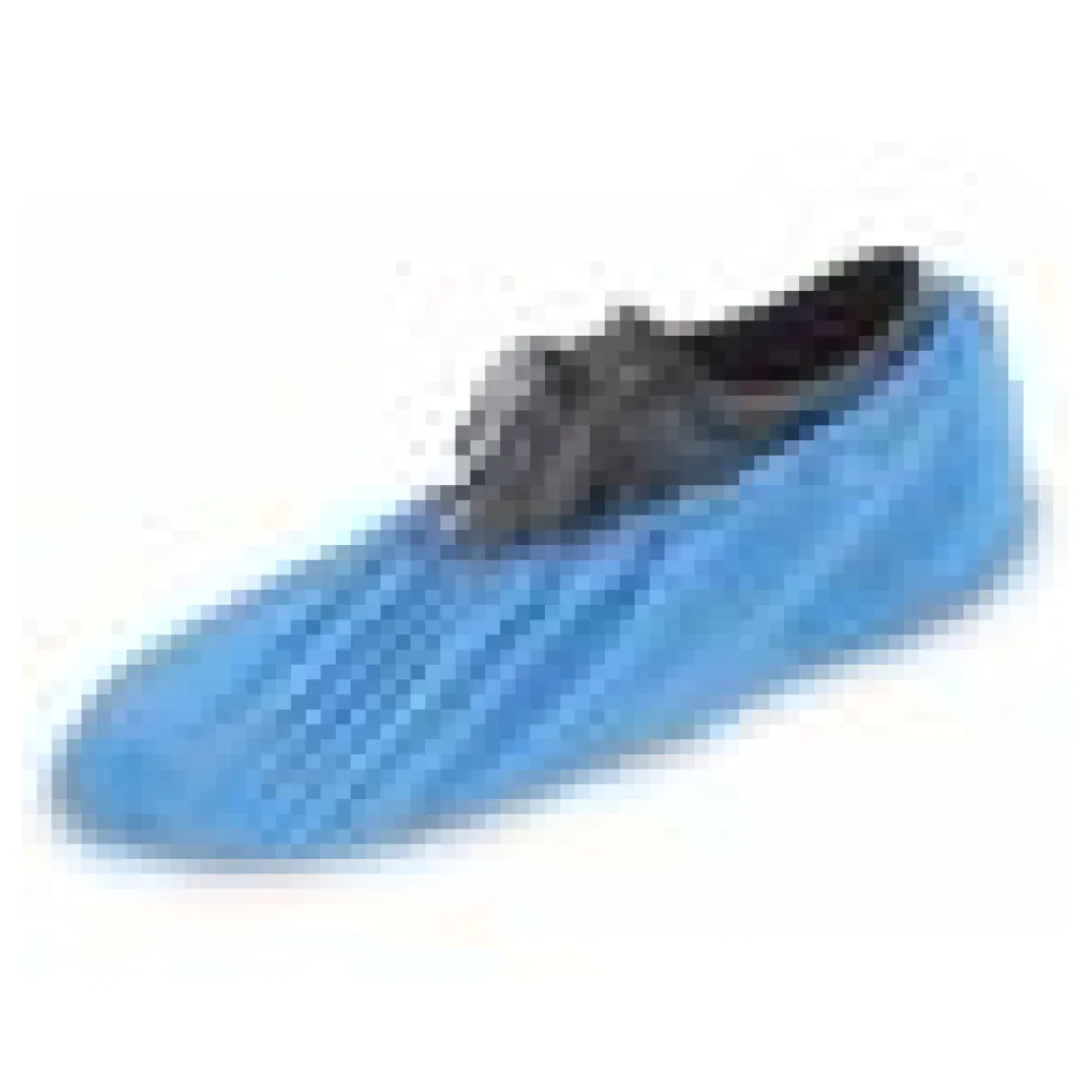 Einwegüberschuhe, CPE, blau, ca. 40x14 cm, 100 Stk. – Bild 4