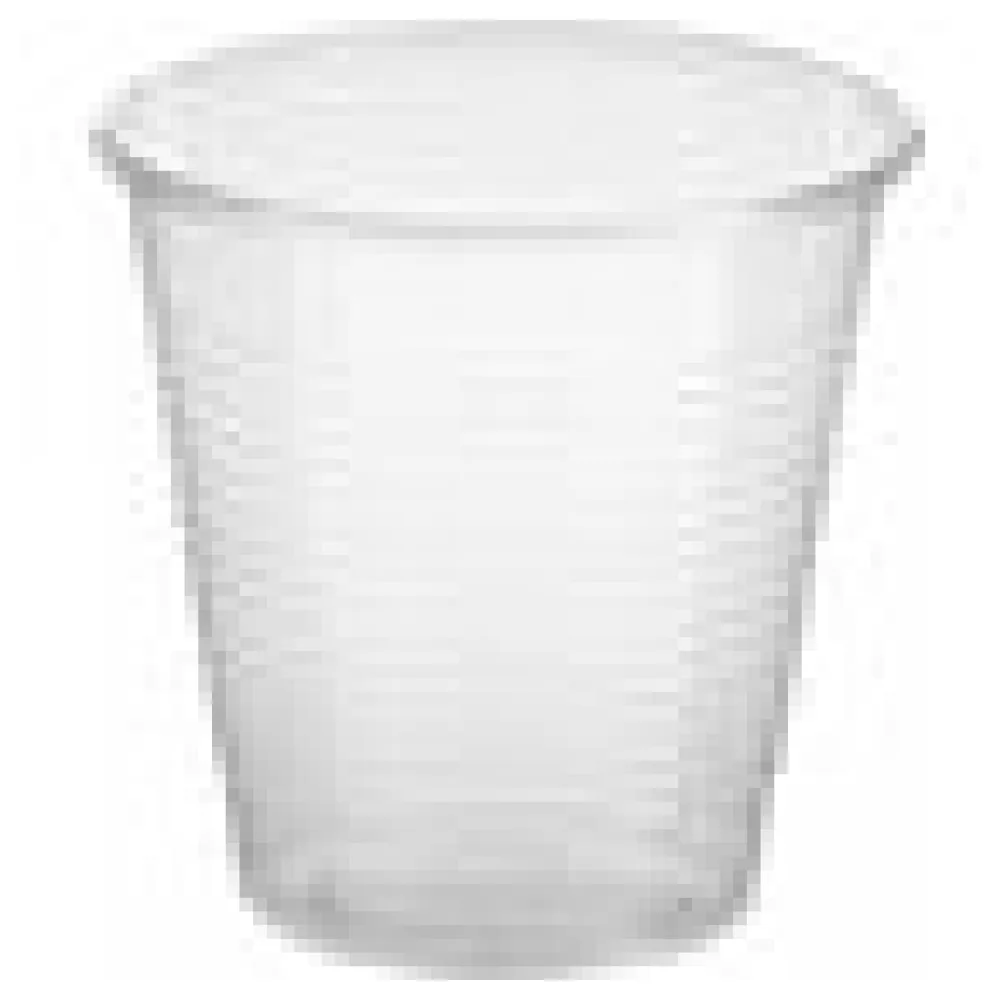 BIO Trinkbecher transparent klar 150 ml PLA, O 70 mm, 100 Stk. – Bild 4