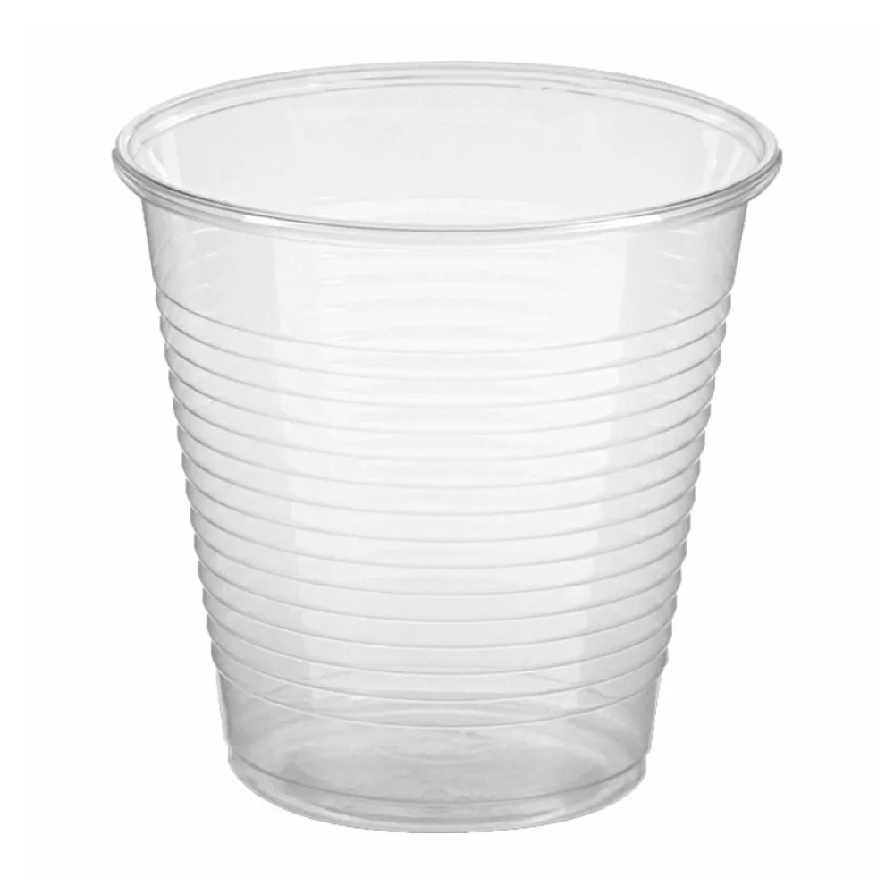BIO Trinkbecher transparent klar 150 ml PLA, O 70 mm, 100 Stk. – Bild 2