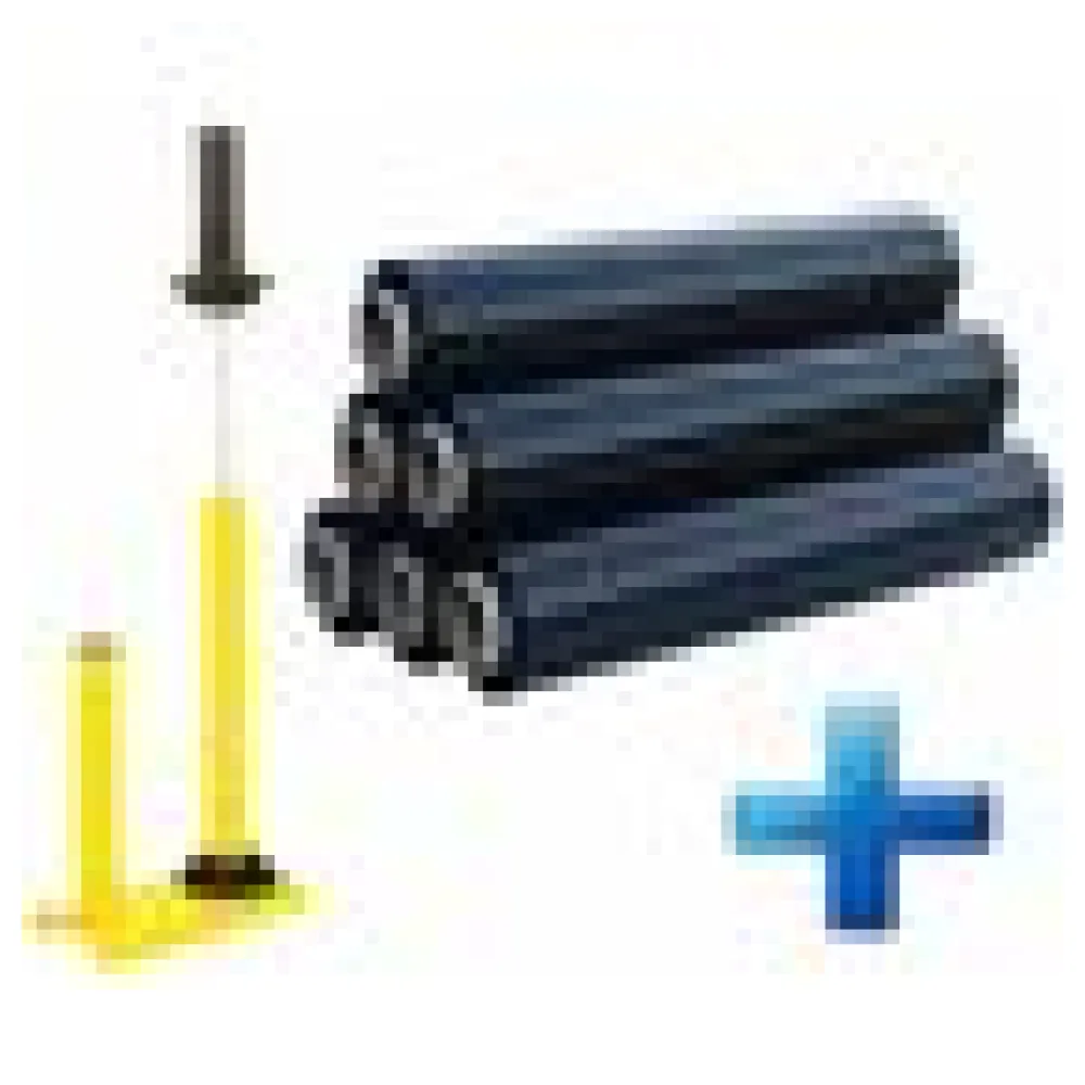 Sparset 6 Rollen Handstretchfolie Handwickelfolie schwarz mit Abroller B'STAR – Bild 4