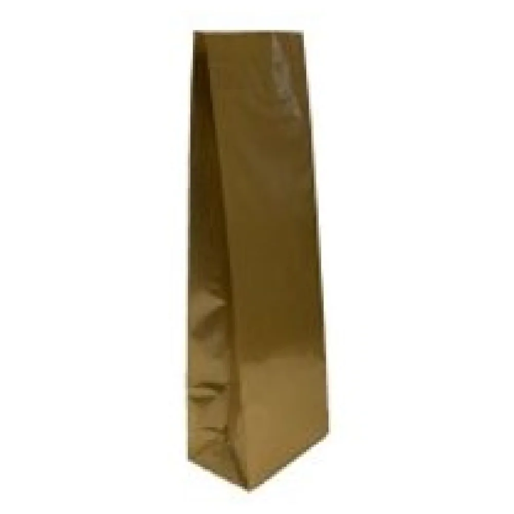 Blockbodenbeutel Gold 80 + 50mm x 250mm 3-lagig, 100 Stk. – Bild 3
