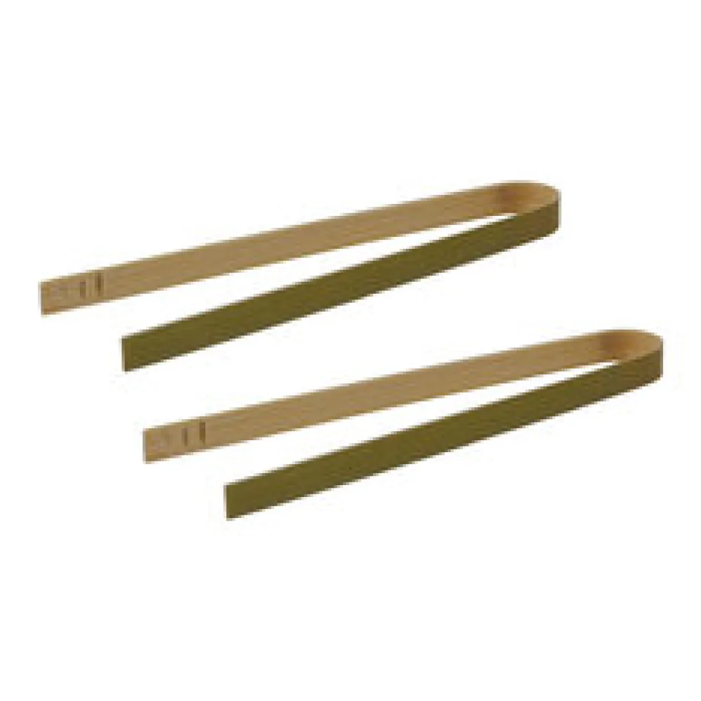 Fingerfood Zange aus Bambus, 16cm, 10 Stk.