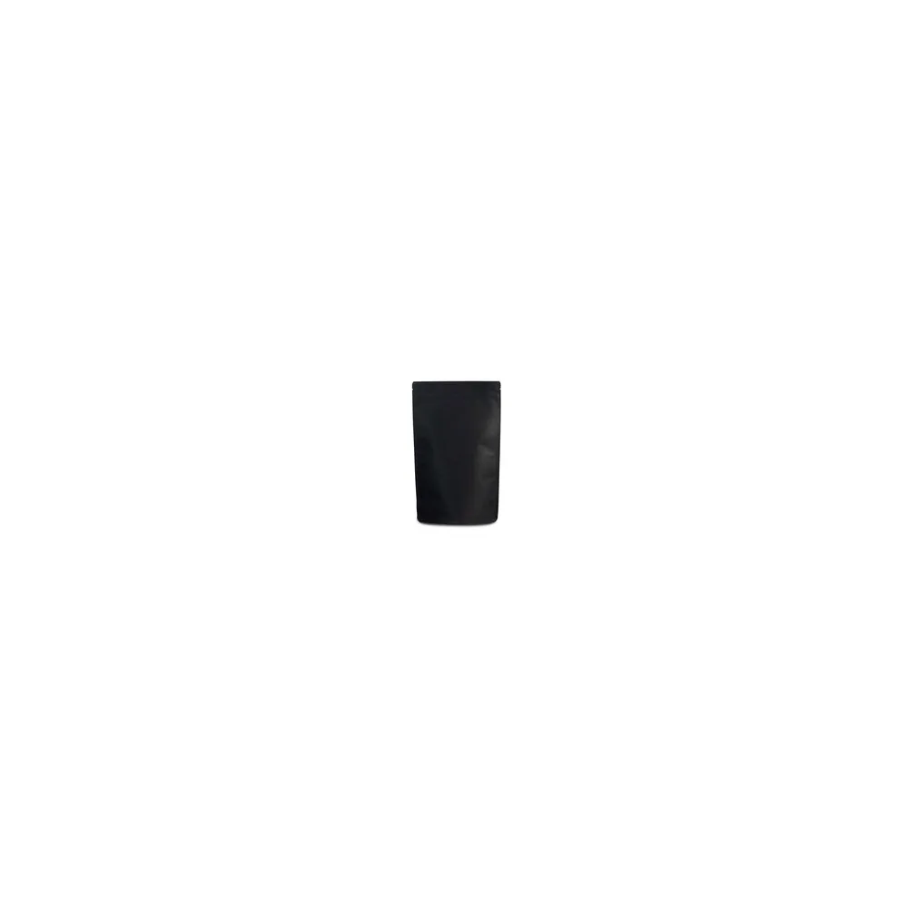 Standbodenbeutel Kraftpapier schwarz, 130x225x70mm, 500ml, 500 Stk.