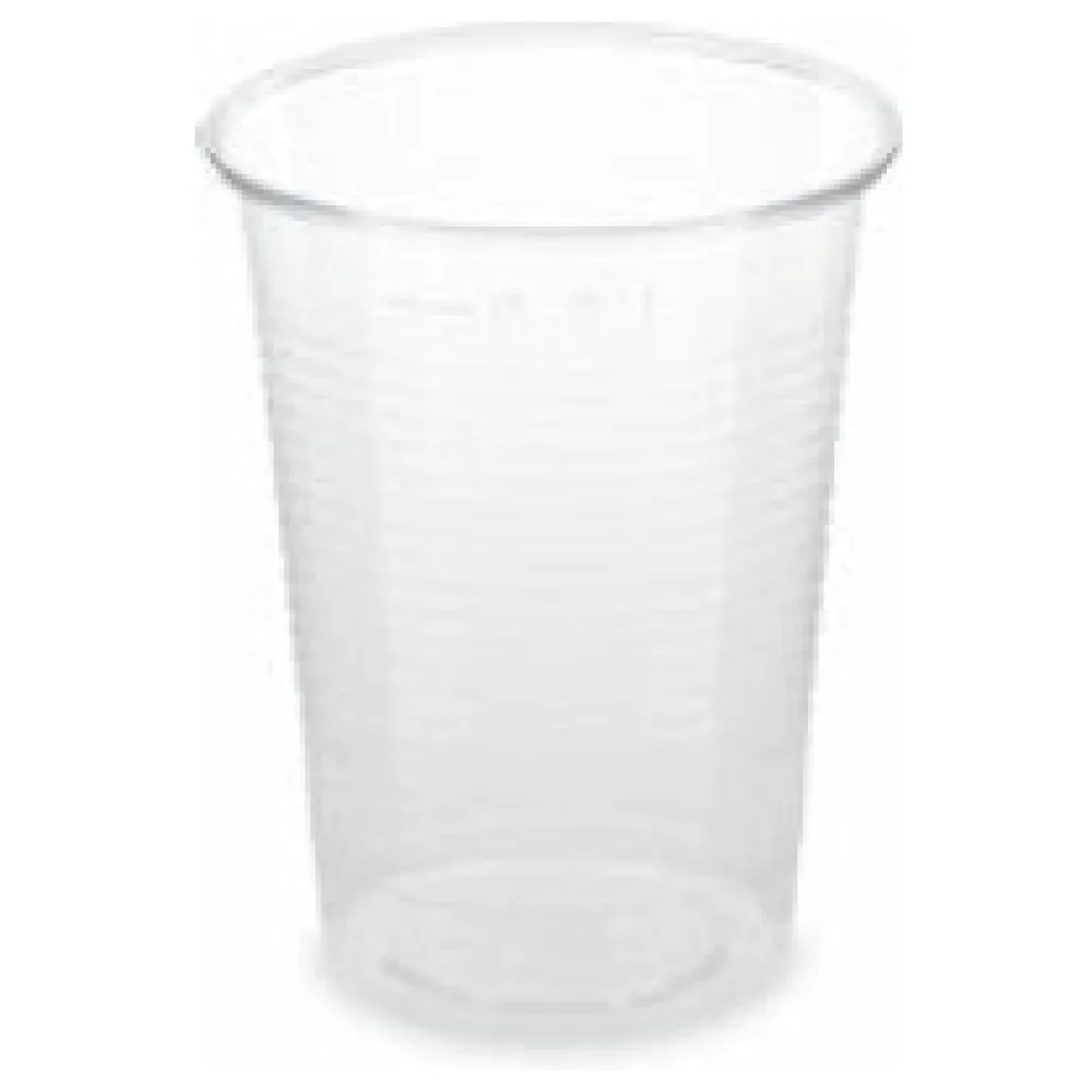 BIO Trinkbecher klar 200 ml 0,2 l aus Biokunststoff PLA o 70mm, 10 Stk. – Bild 3