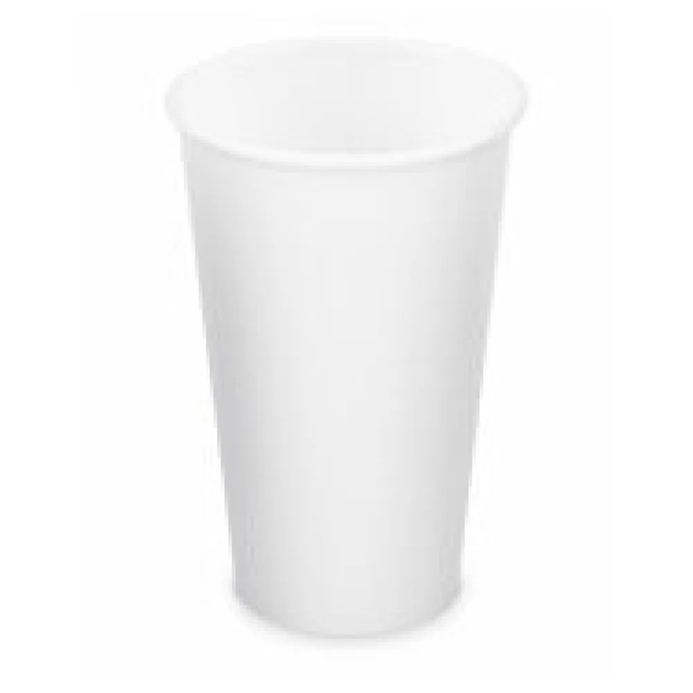 Heiß- und Kaltgetränkebecher Pappbecher weiß 400ml 510ml, O 90mm, 10 Stk.